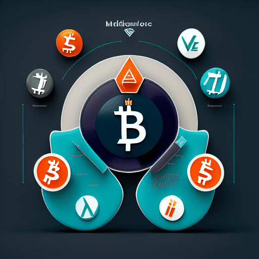 cryptocurrency symbols and the other side holding stock market symbols