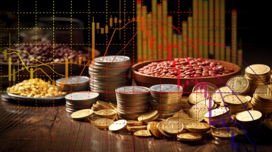 Image of Soft commodities and Stocks tradinf representing Trading commodities vs. stocks