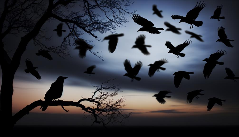 symbolism of black crows